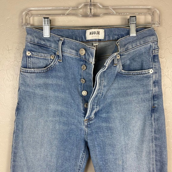 Agolde Jeans Nico High Rise Slim Fit Embark Size 26 - Picture 8 of 13